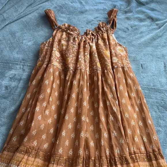 NWOT Spell & the Gypsy Utopia Strappy Sundress Cinnamon Size Small - Picture 11 of 13